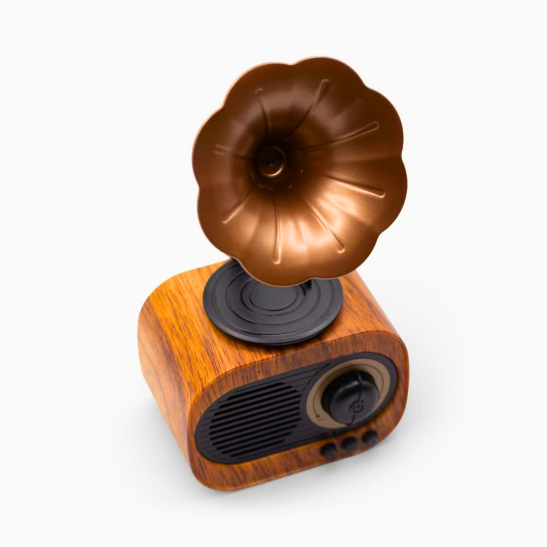Retro Gramophone Design Bluetooth Speakers