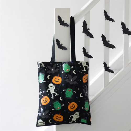 'Monster Mash' Print Tote Bag