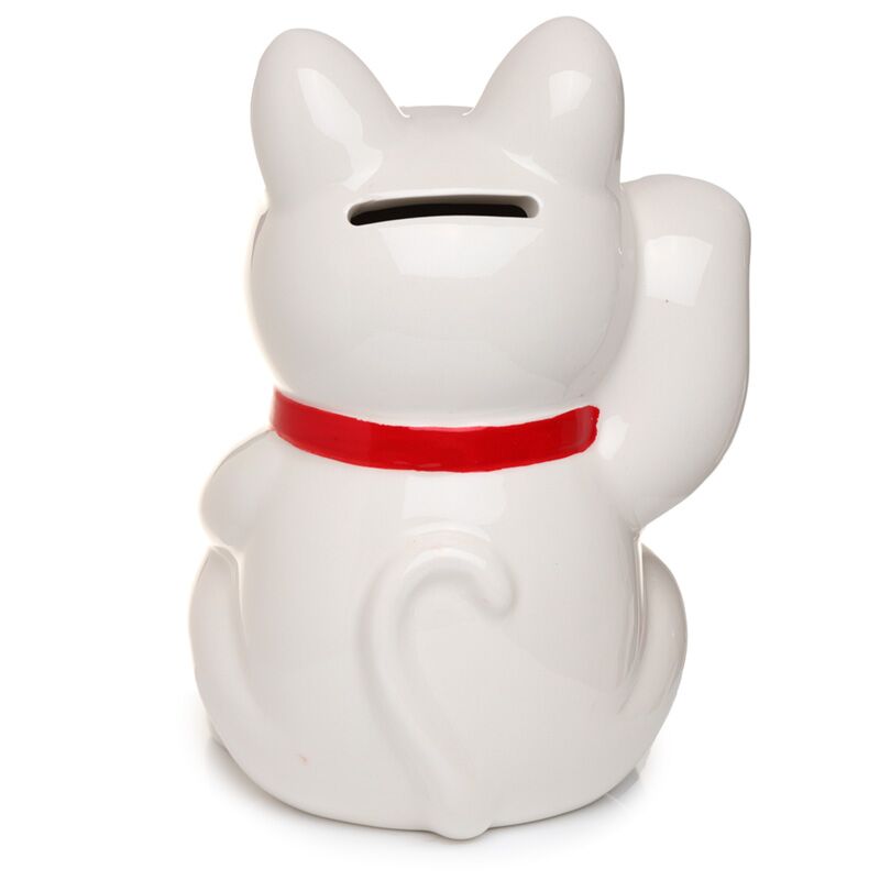 Lucky Maneki-Neko Cat Money Box
