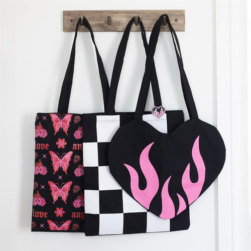 Burning Heart Tote Bag