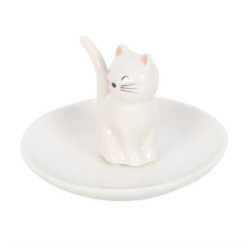 Sitting Cat Trinket Dish