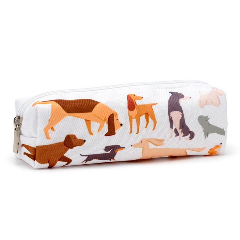 Dog Print Pencil Case