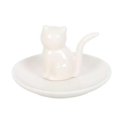 Sitting Cat Trinket Dish