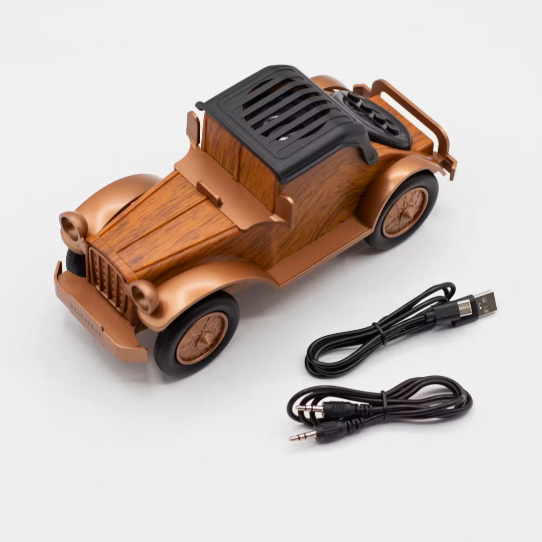 Vintage Car Bluetooth Speaker & Phone Holder