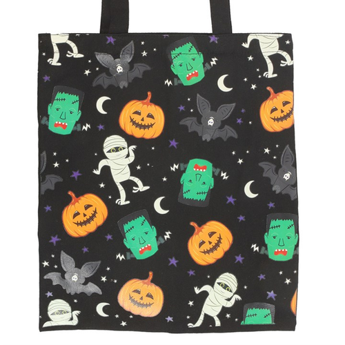 'Monster Mash' Print Tote Bag
