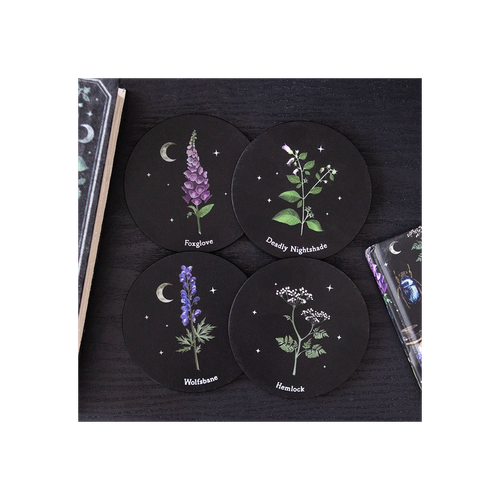 Poisonous Plants Coaster Set