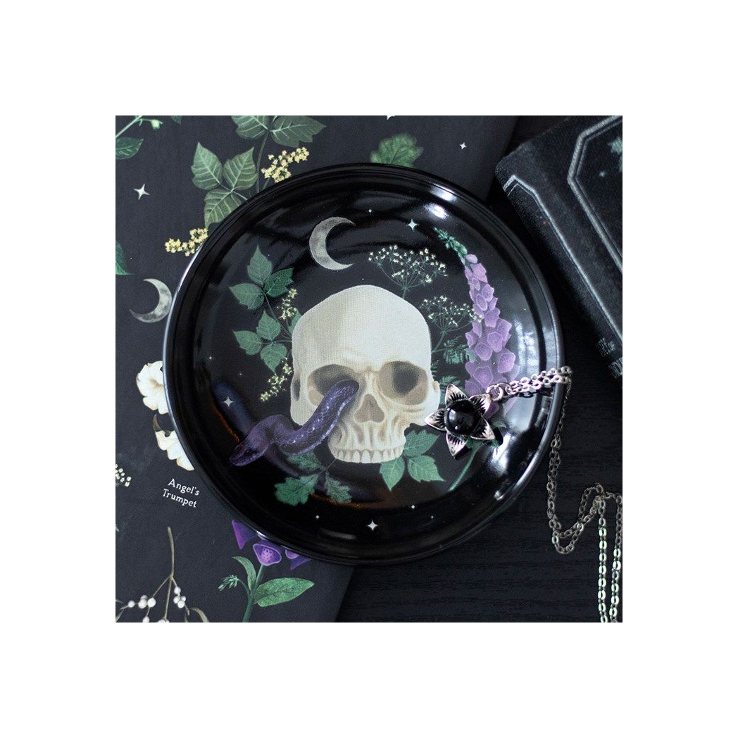 Venom & Vines Skull Trinket Dish