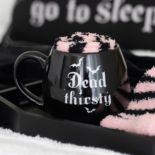 'Dead Thirsty' Mug & Socks Set