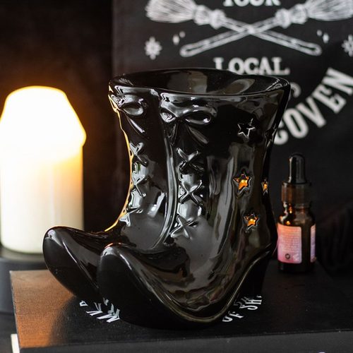 Witch Boots Oil Warmer