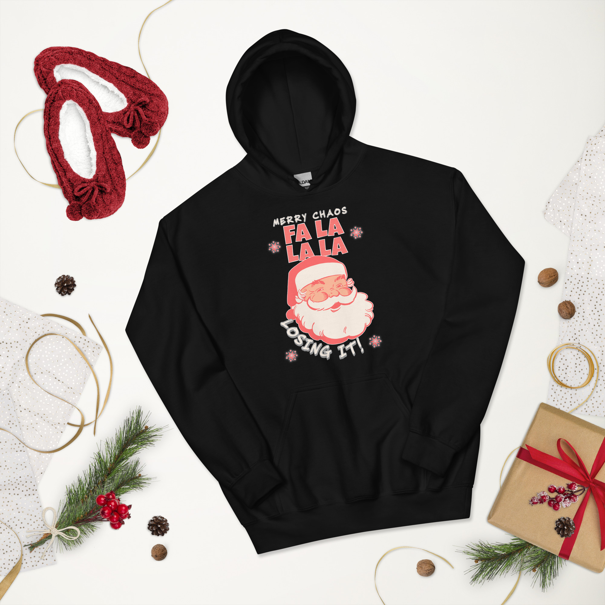 Fa La La La Losing It Christmas Hoodie