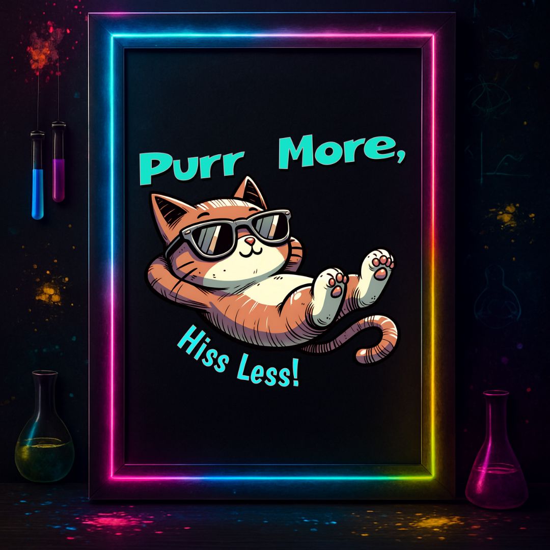 Purr More, Hiss Less Tee Shirt 