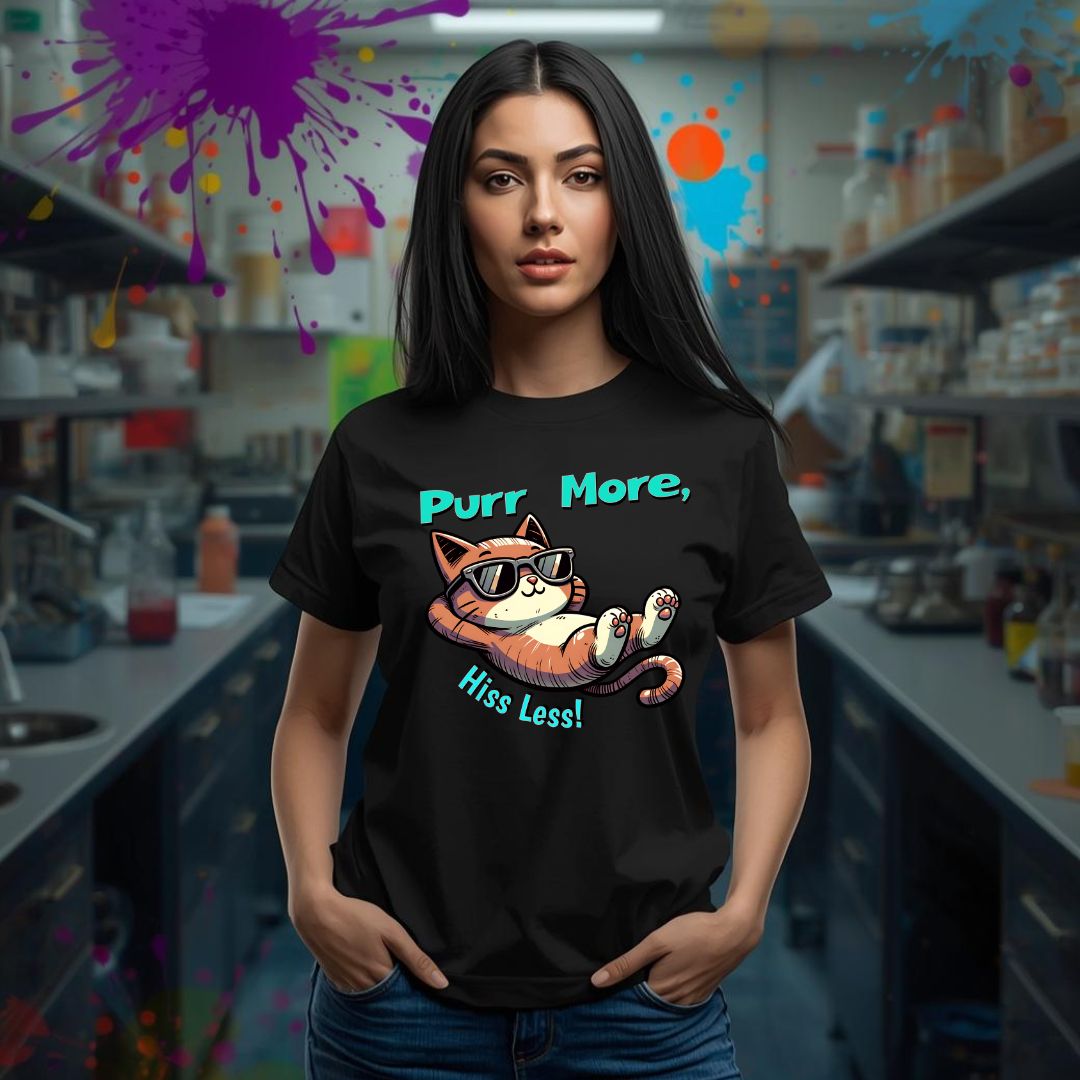 Purr More, Hiss Less Tee Shirt