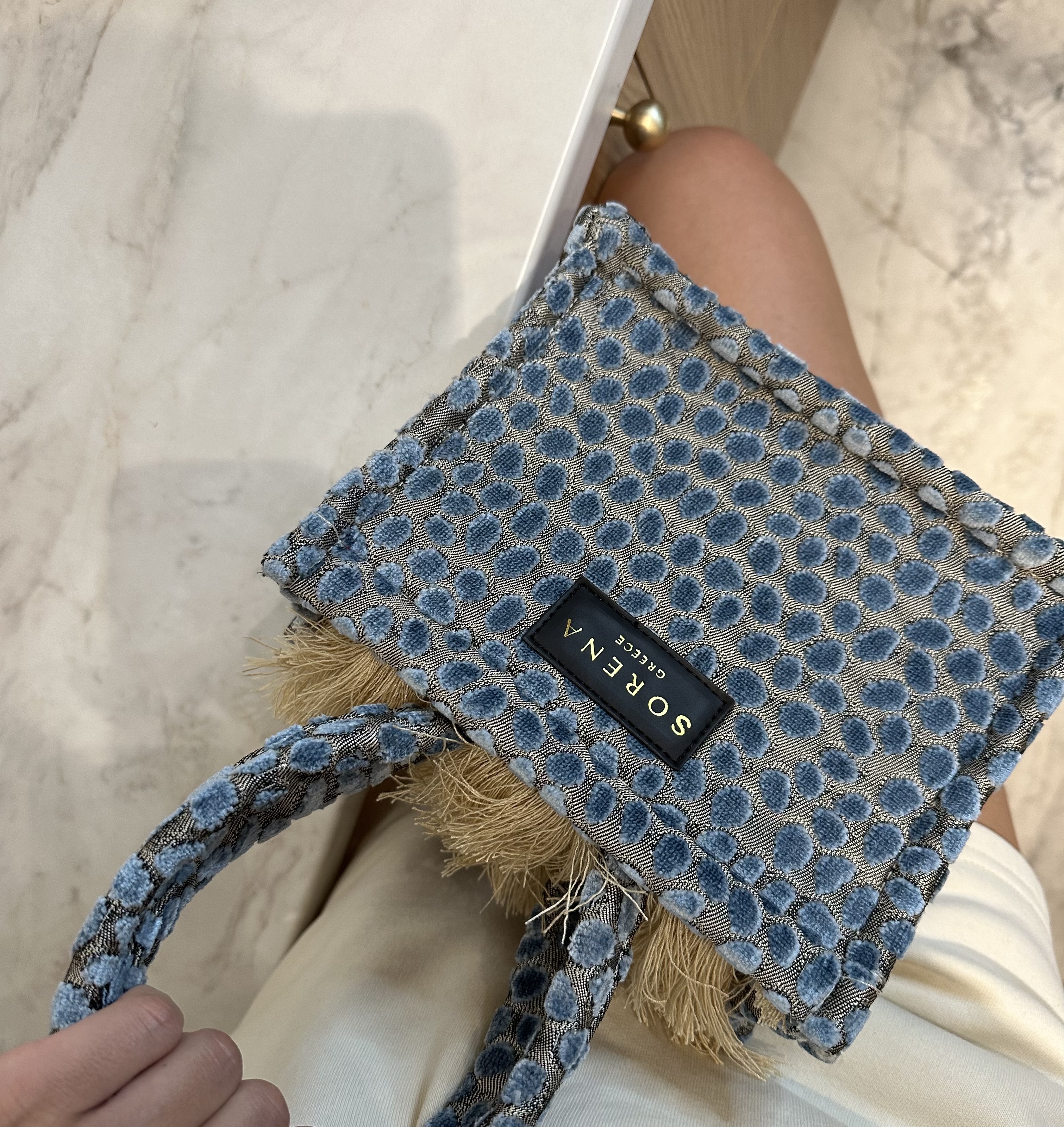 CYCLADES mini tote rankinė 20x17 cm
