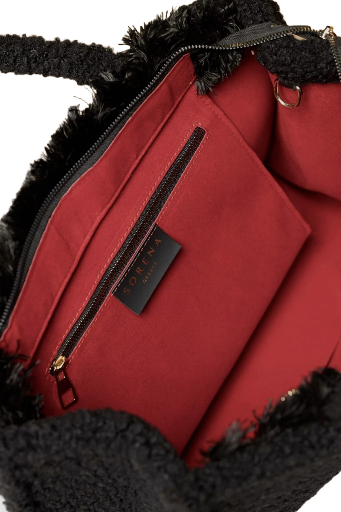TEDDY BLACK medium tote rankinė 36x26x13,5 cm