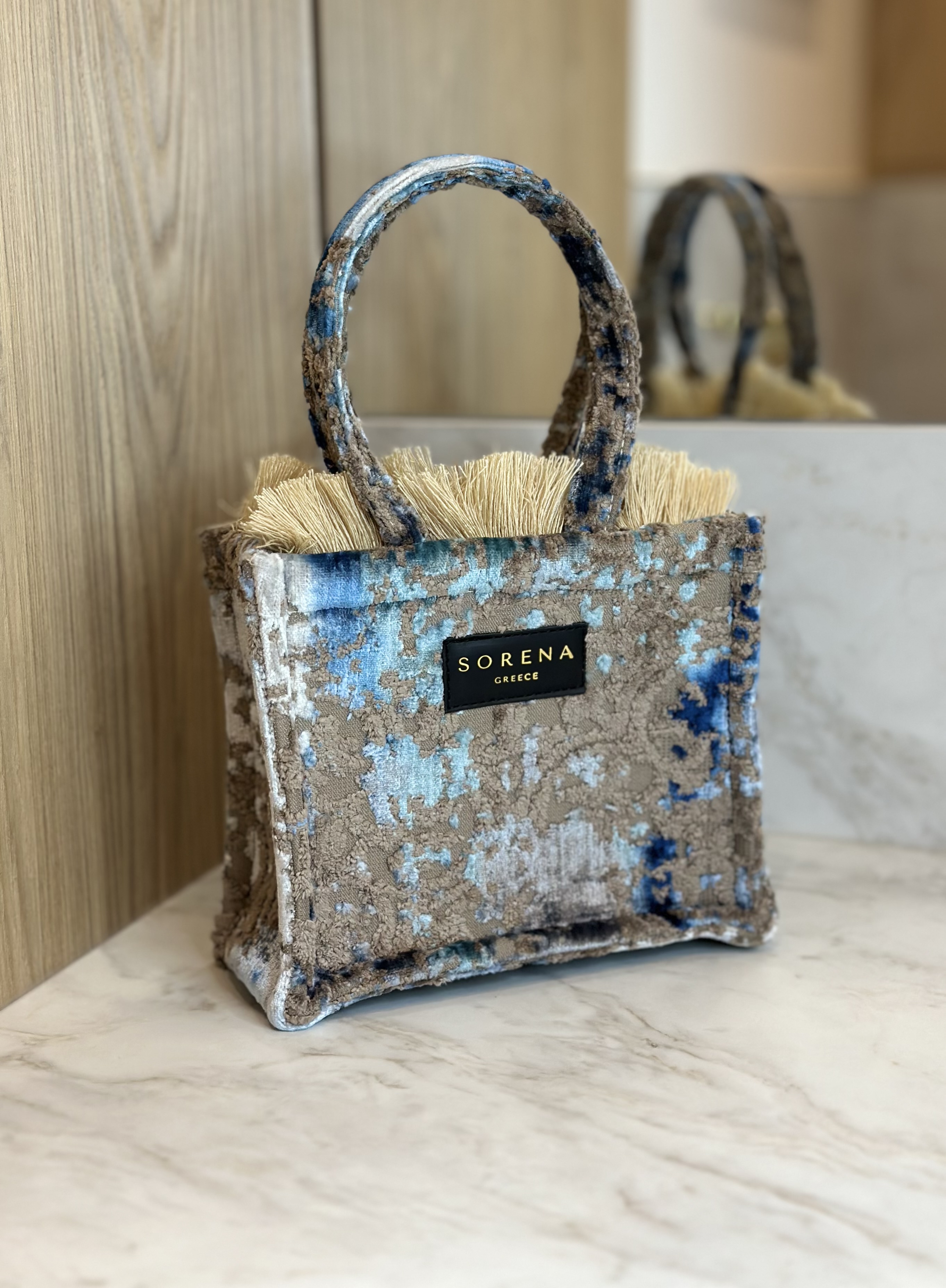THALASSINI mini tote rankinė 20x17 cm