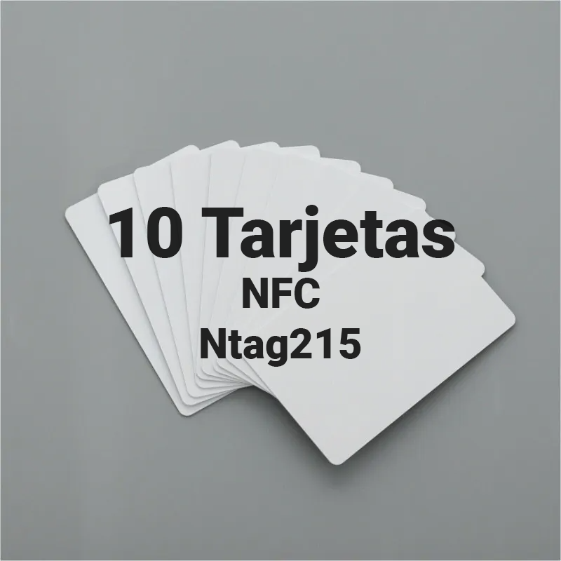 10 Tarjetas NFC NTAG215