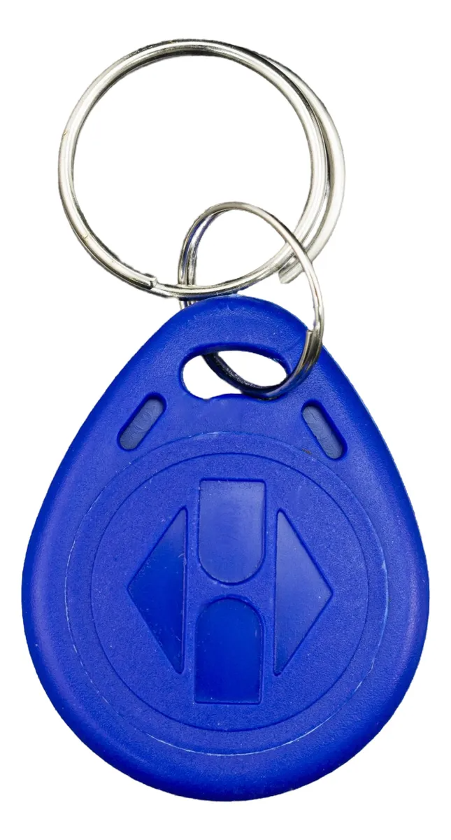 Pack de 20 Llaveros RFID 125 kHz Azul – Compatibles con Lectores EM
