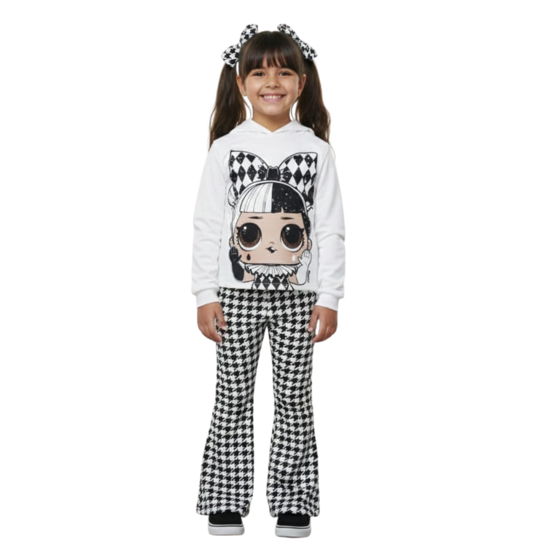 Conjunto Infantil PatPat LOL | Niña | Talla US 6-7Y/8-9Y/9-10Y