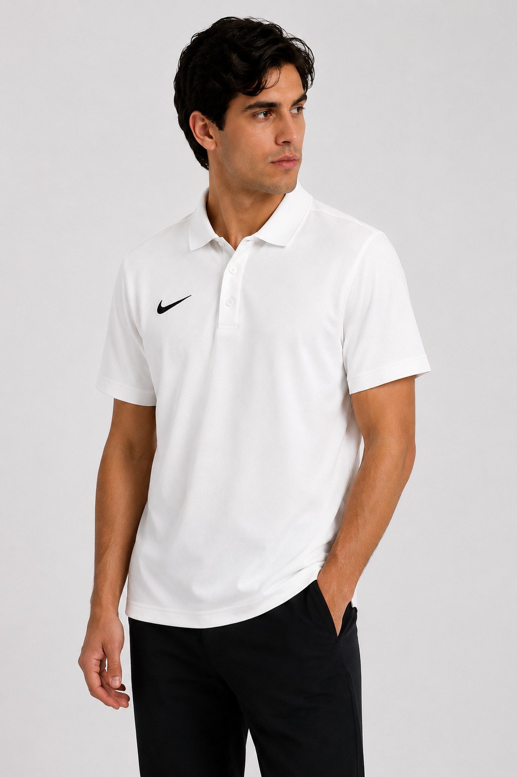 Camisa Polo Nike Blanca | Caballero | Talla US (XL)