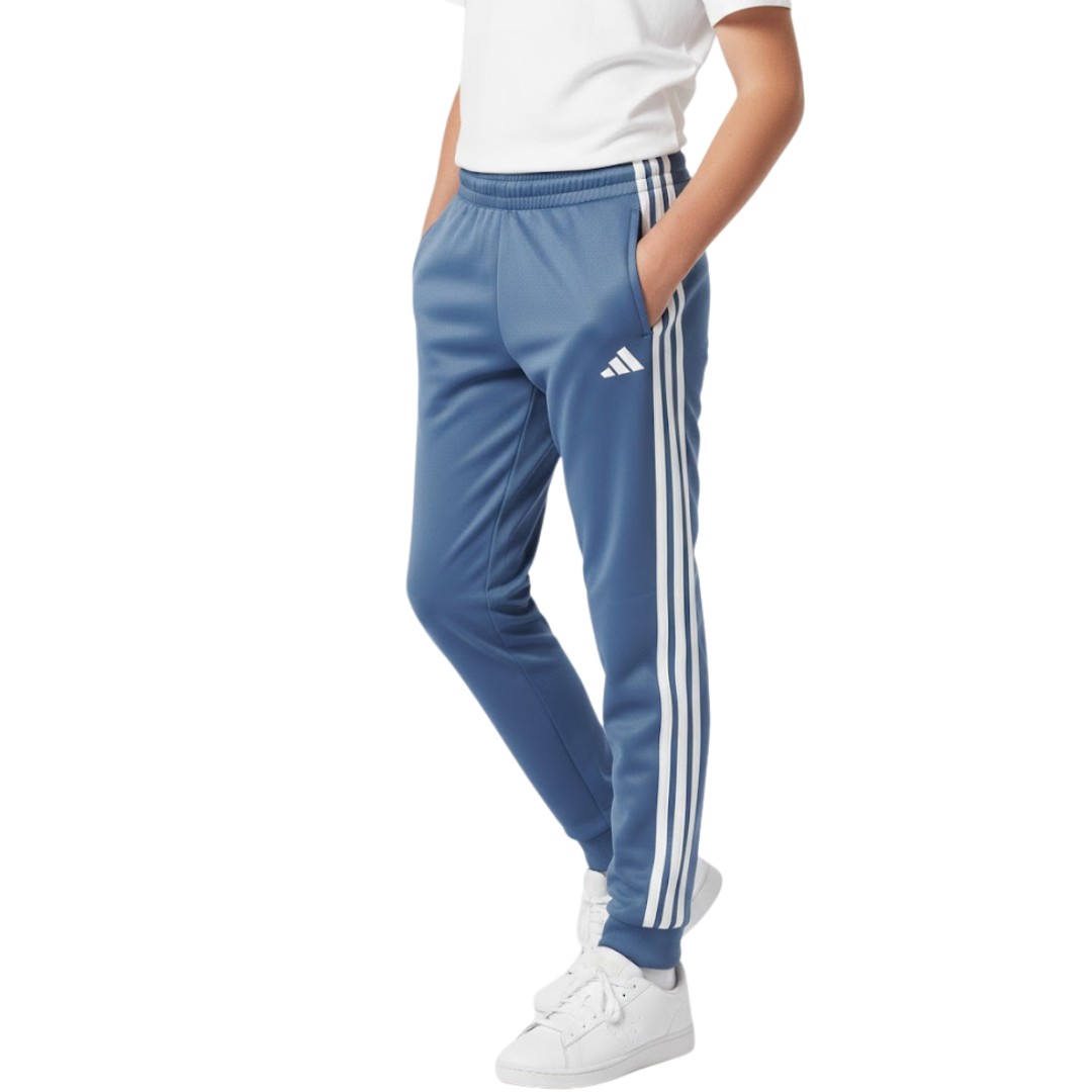 Sudadera Deportiva Adidas Azul | Unisex Infantil | Talla US 14-16