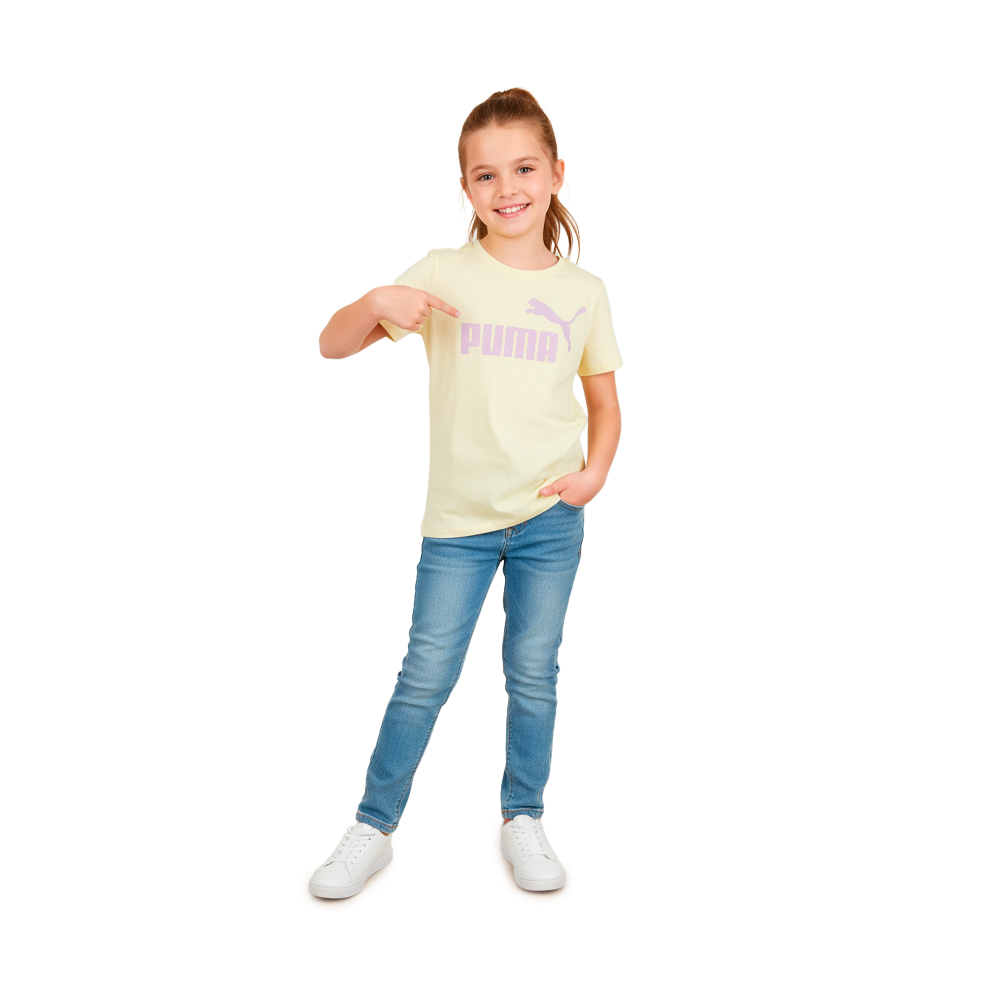 Camiseta Puma Amarilla | Niña | Talla US 5