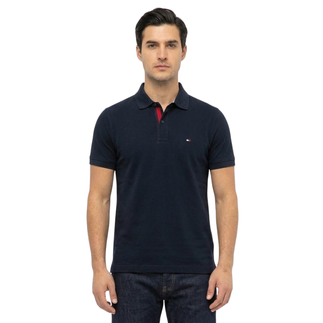 Camisa Polo Tommy Hilfiger Azul | Caballero | Talla US (L)