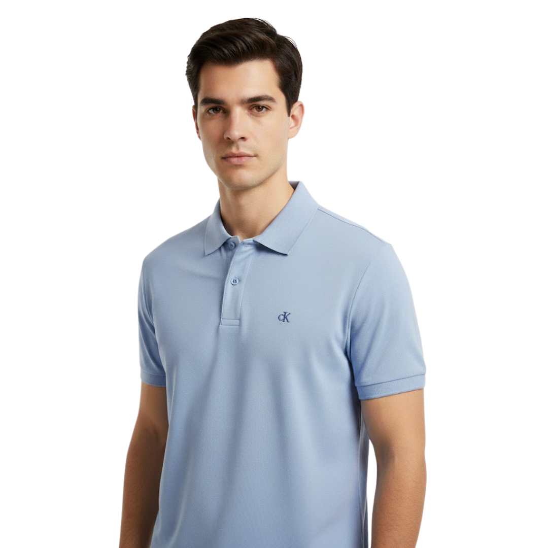 Polo Calvin Klein Azul Claro | Caballero | Talla US (XS)
