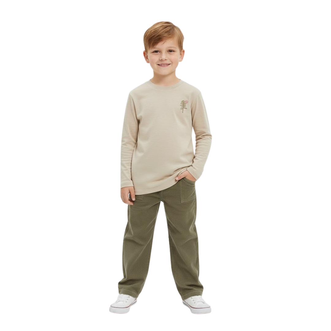 Conjunto Infantil Casual Verde | Niño | Talla US 5T