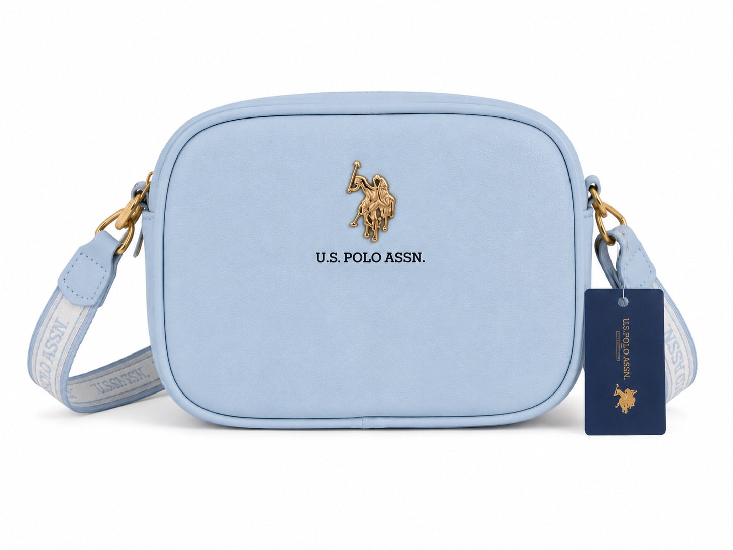 Bolso U.S POLO ASSN Azul Claro