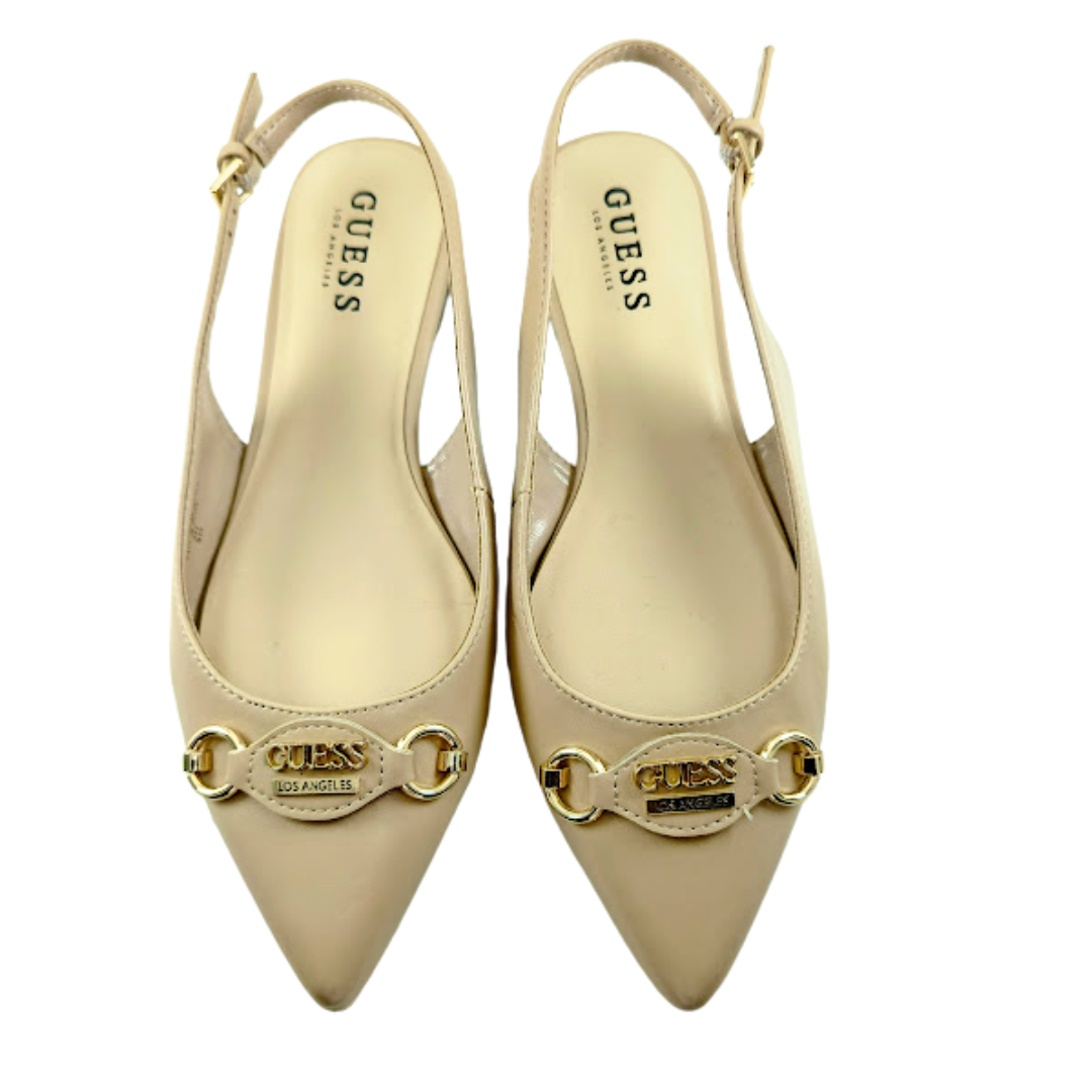 Zapatillas Planas Guess Beige | Dama | Talla US 7.5