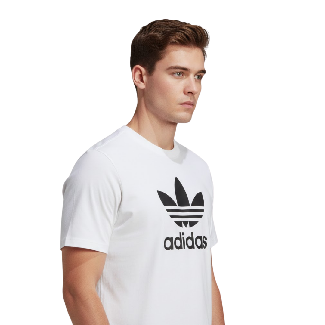 Camiseta Adidas Blanca | Caballero | Talla US (XL)