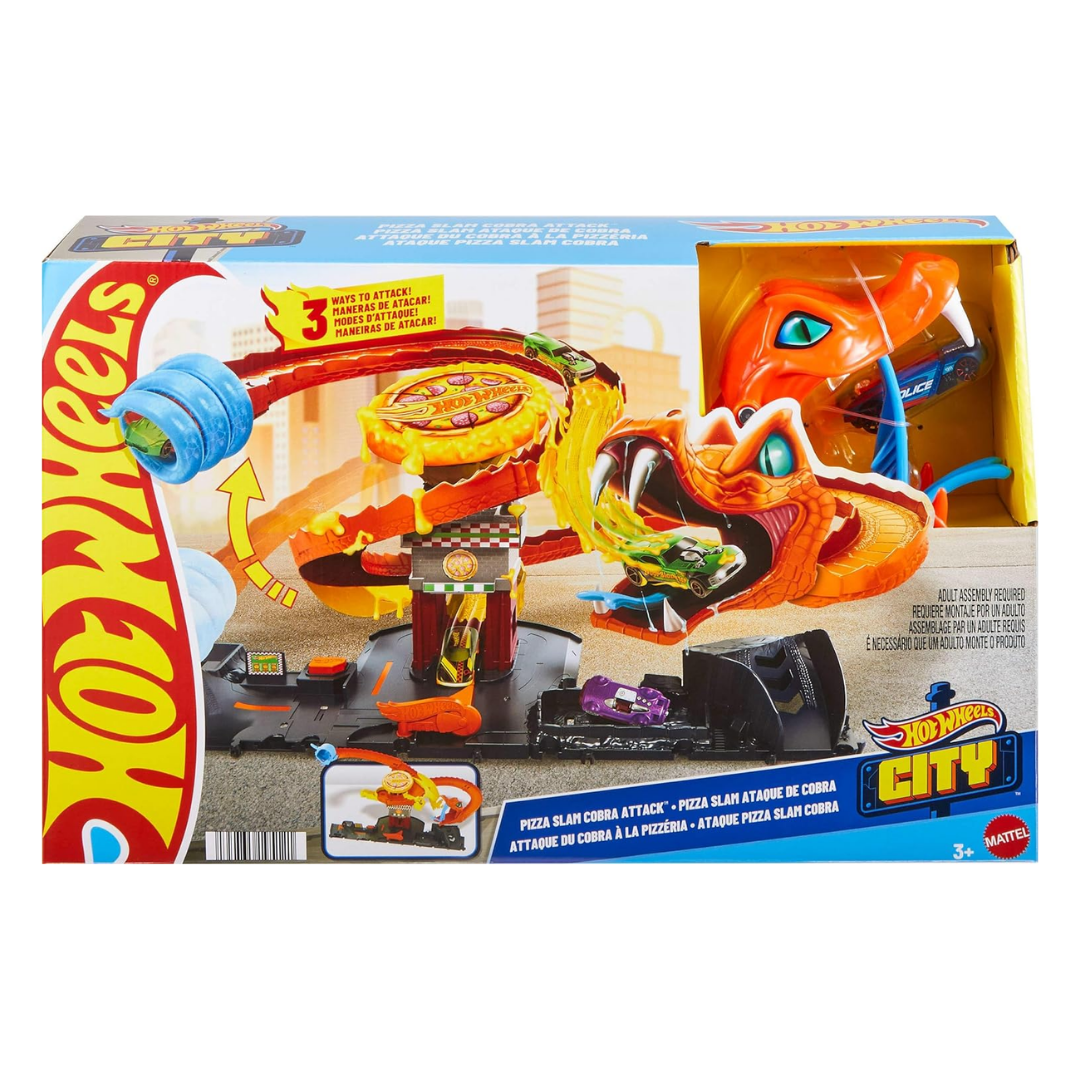 Pista Hot Wheels City Ataque de Cobra en la Pizzería