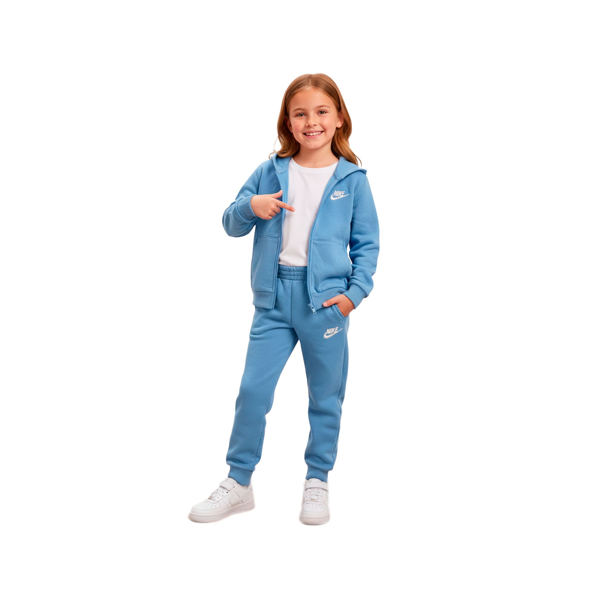 Conjunto Deportivo Nike Azul | Infantil Unisex | Talla US 6