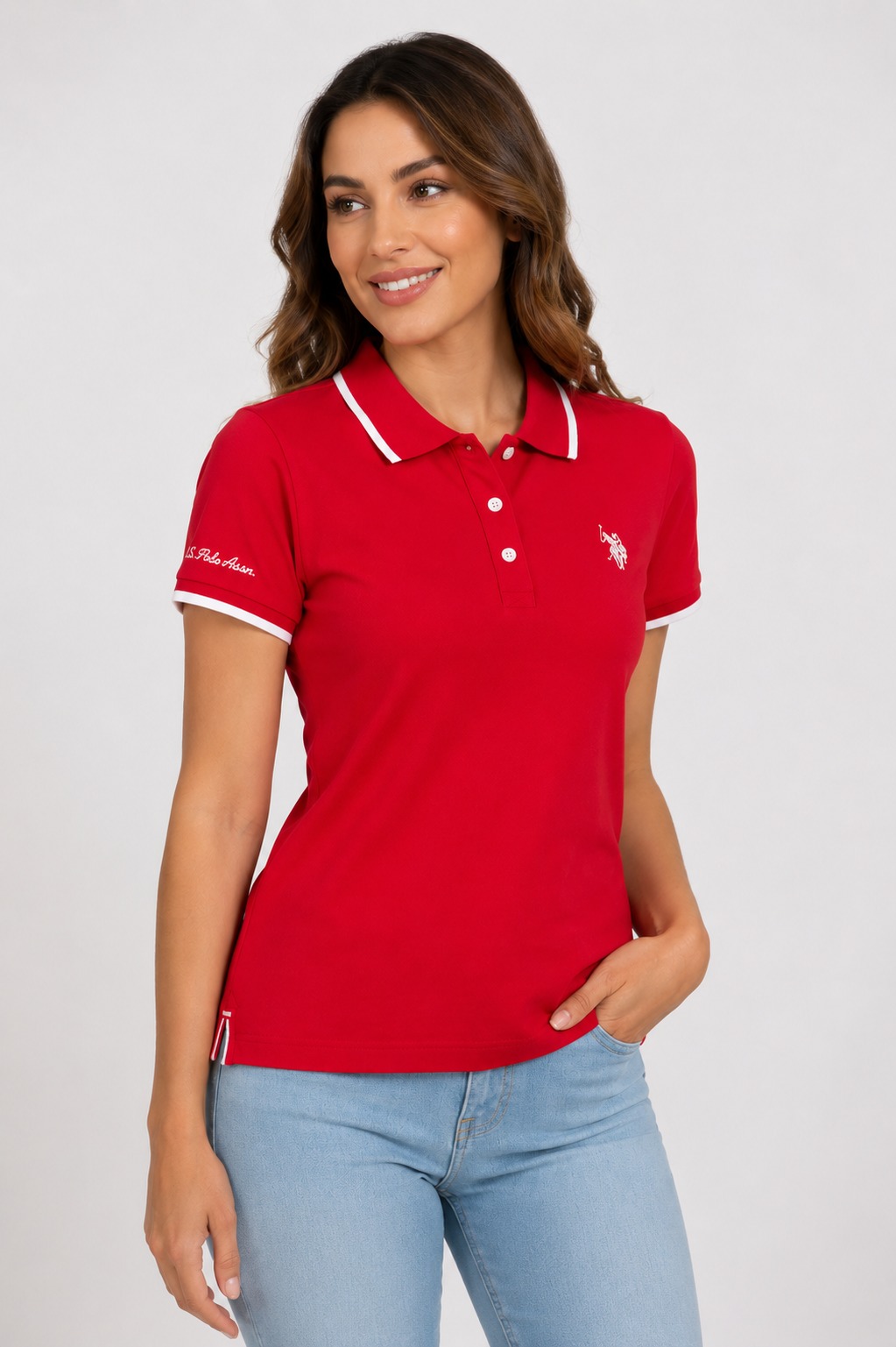 Camisa Polo Roja | Dama | Talla US (XS)(XL)