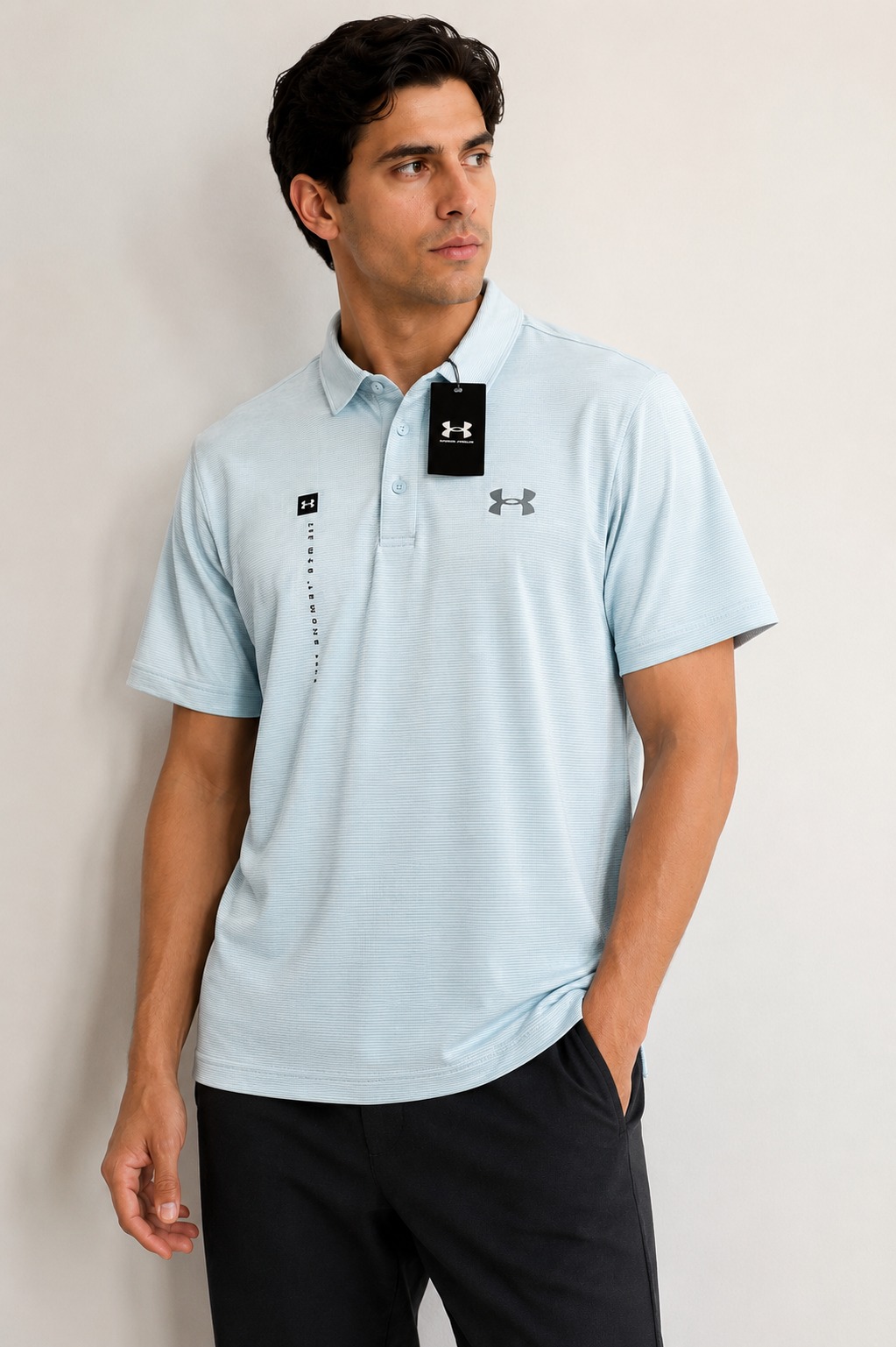 Camiseta Polo Under Armour Azul Claro | Caballero | Talla US (M)