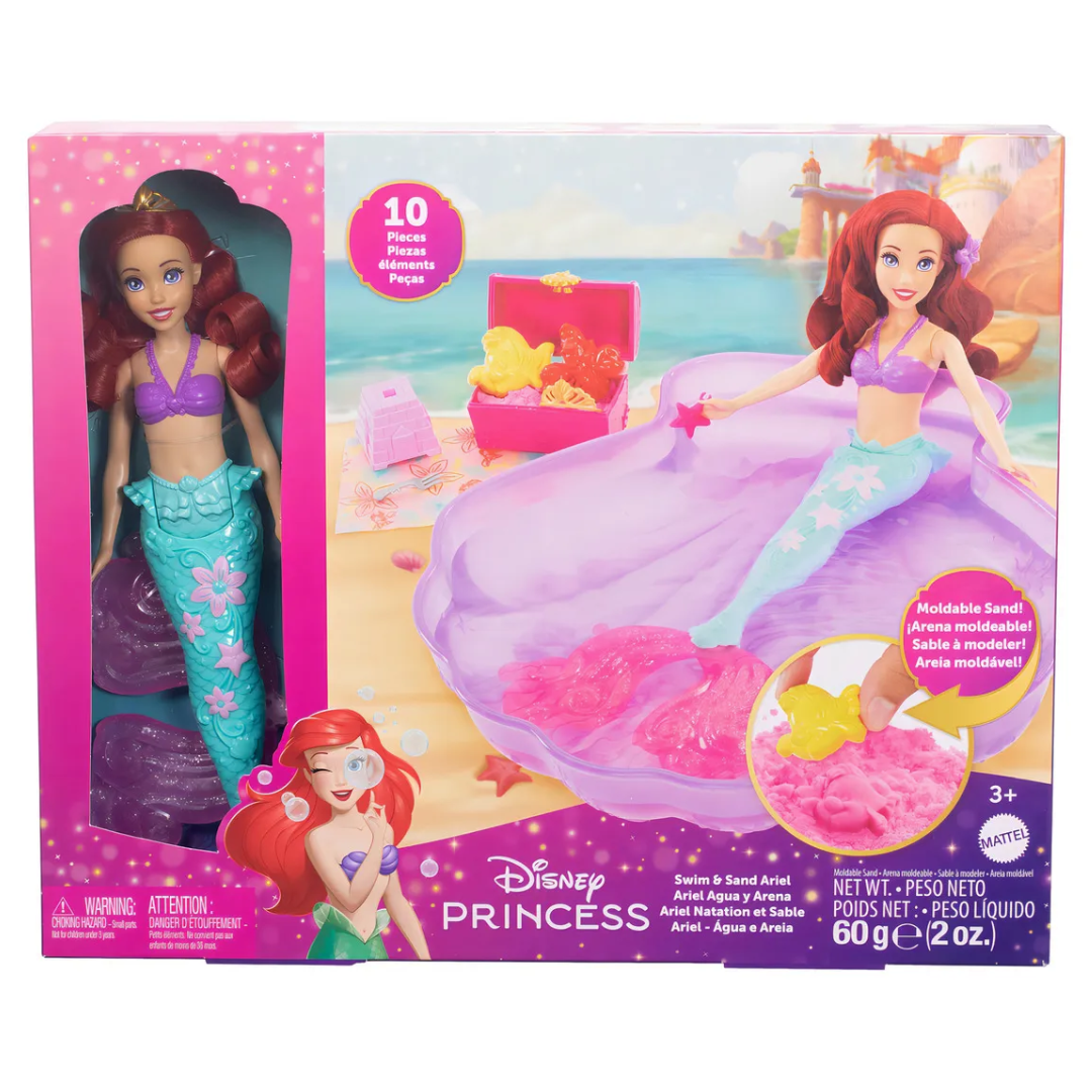 Muñeca Disney Princess Ariel en la Alberca