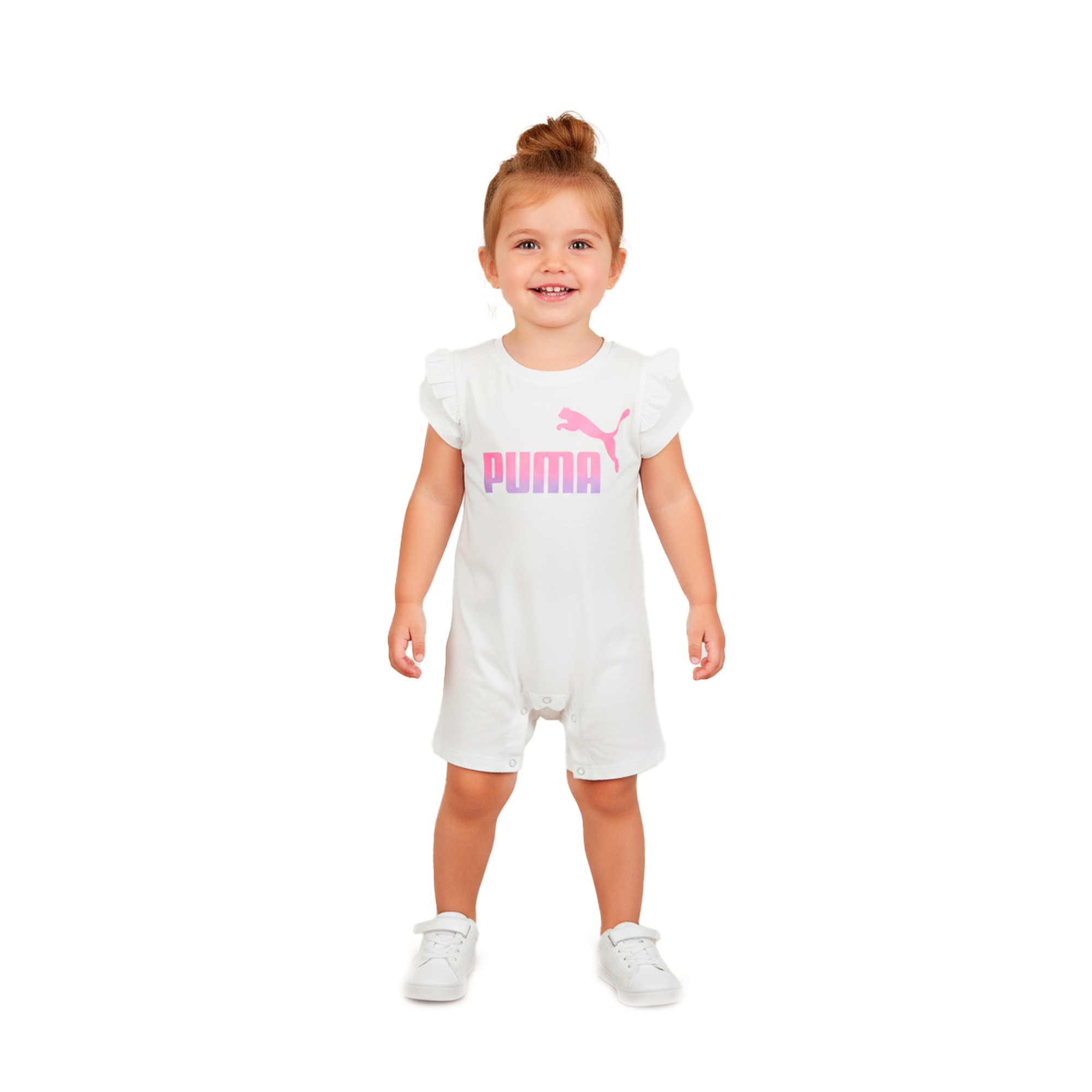 Enterizo Infantil Puma Blanco | Niña | Talla US 1T