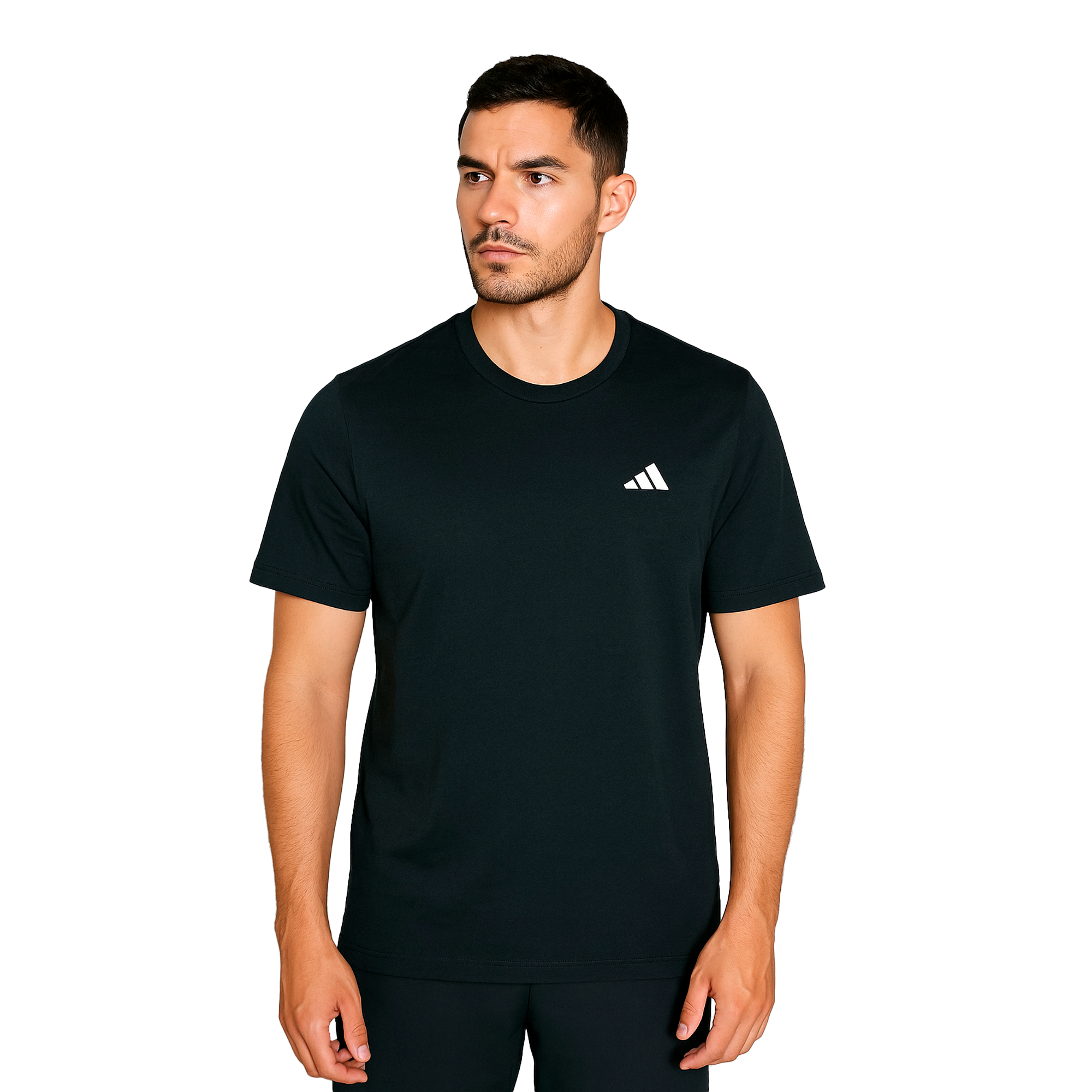 Camiseta Deportiva Adidas Negra | Caballero | Talla US (L)