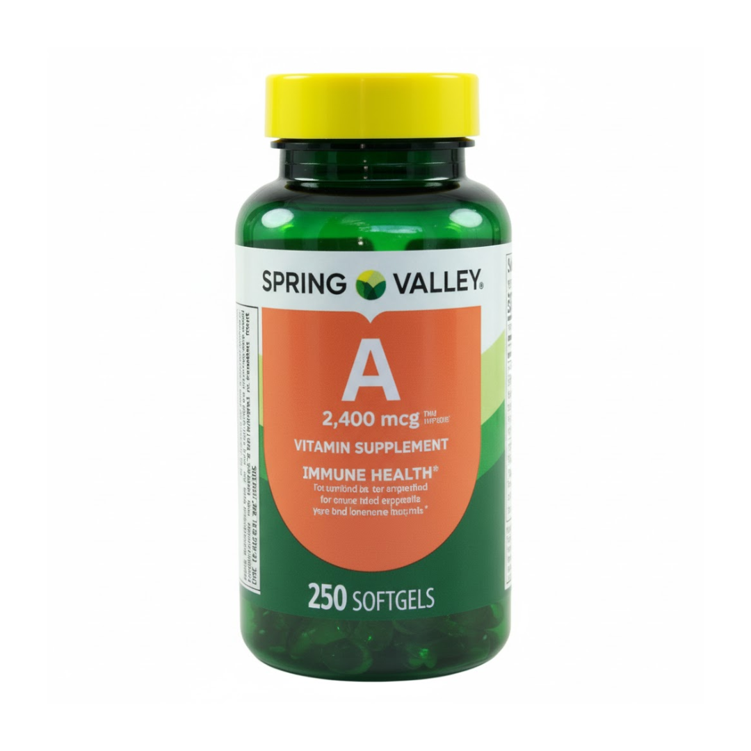 Suplemento de Vitamina A Spring Valley