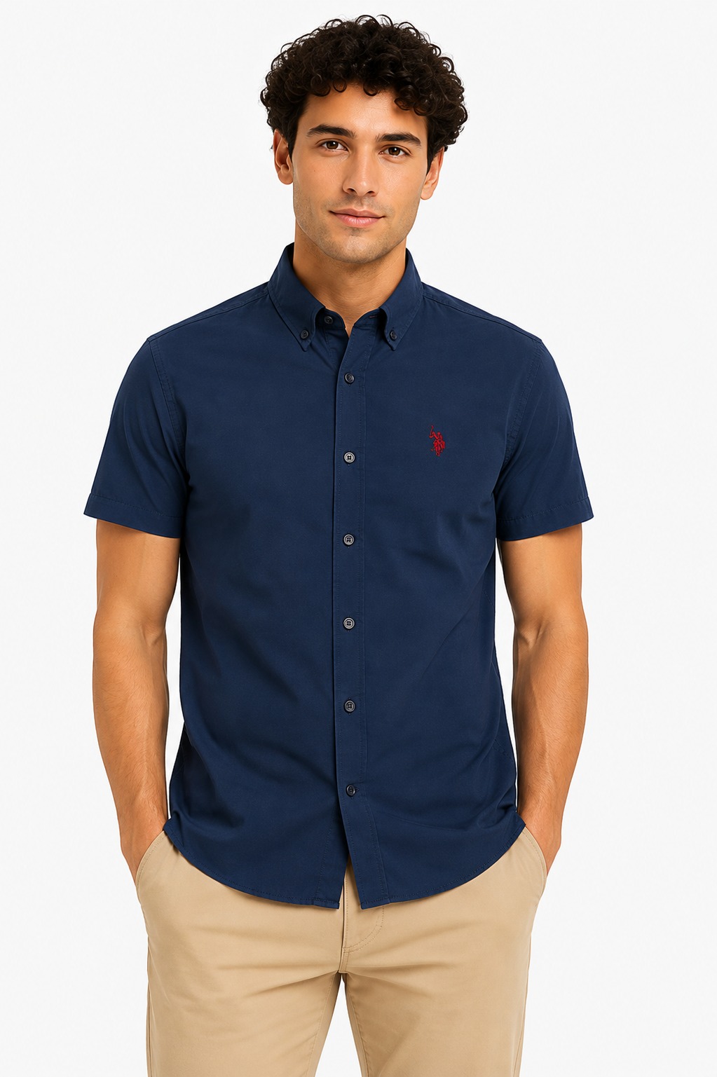 Camisa Polo Azul Marino | Caballero | Talla US (M)