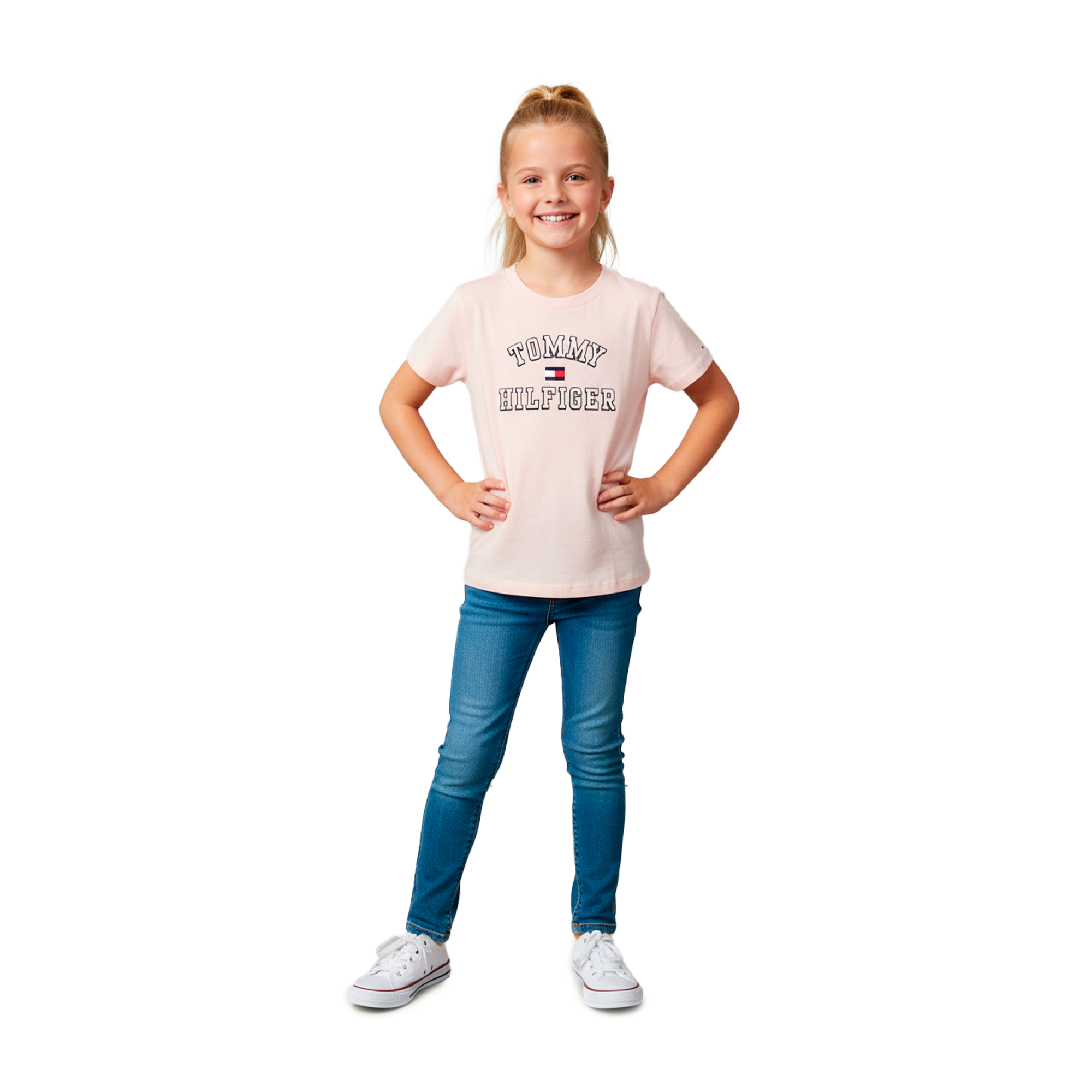 Camiseta Tommy Hilfiger Rosa | Niña | Talla US 3T