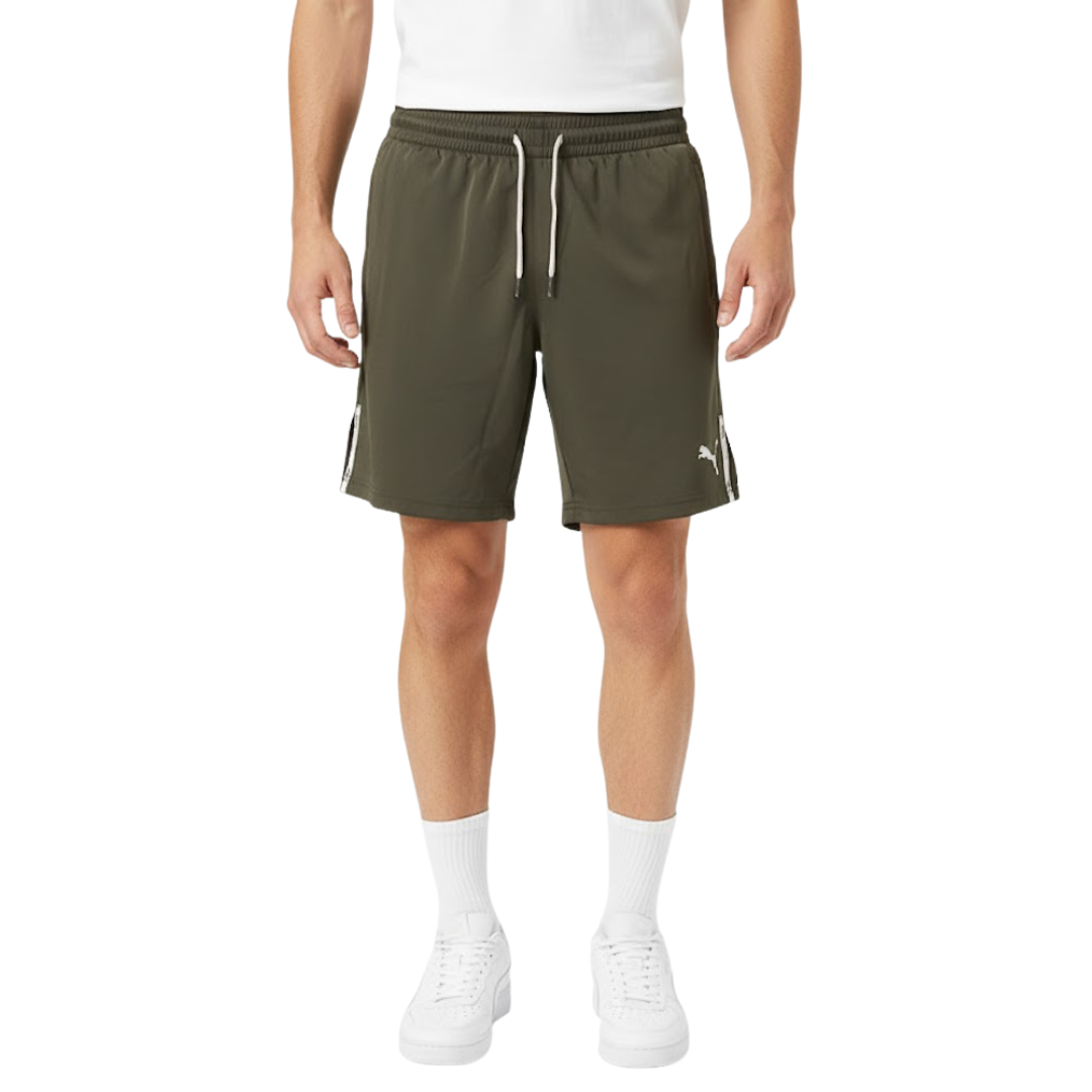 Shorts Deportivos Puma Verde Oliva | Caballero | Talla US (S)