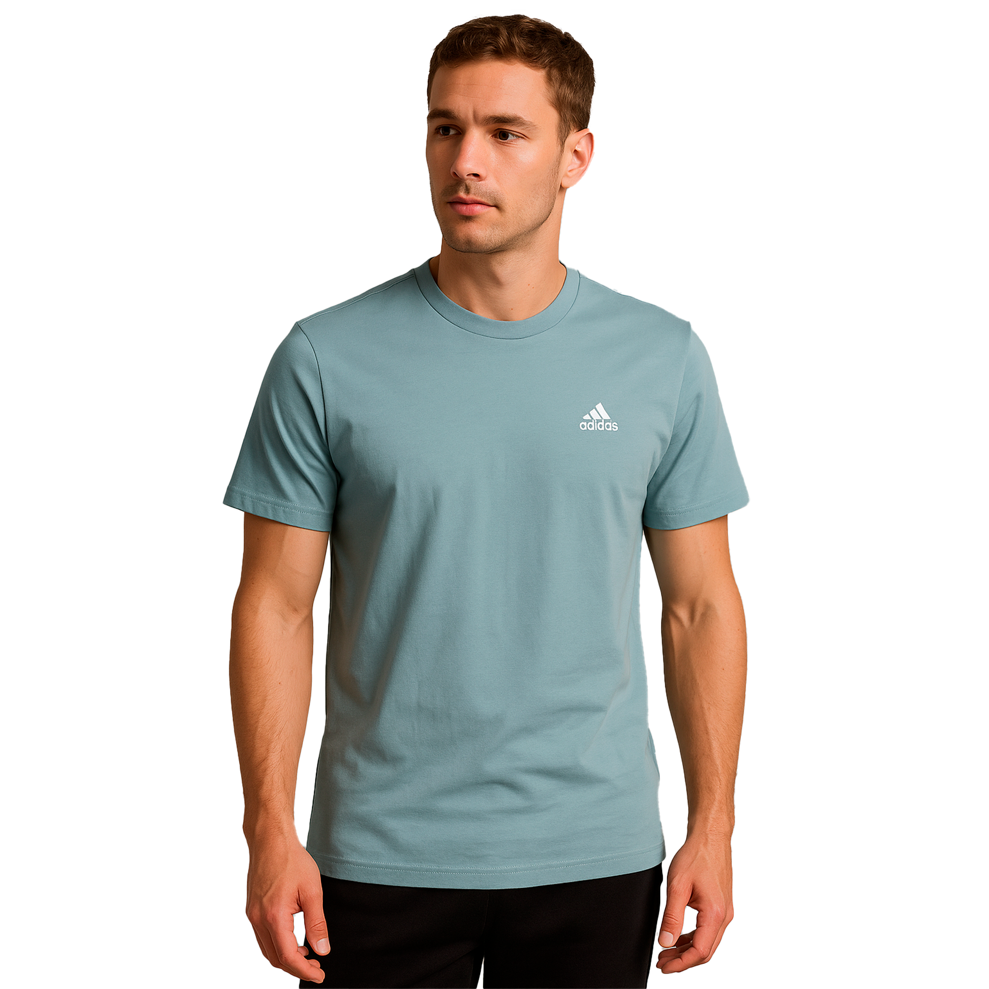Camiseta Deportiva Adidas Azul | Caballero | Talla US (S)