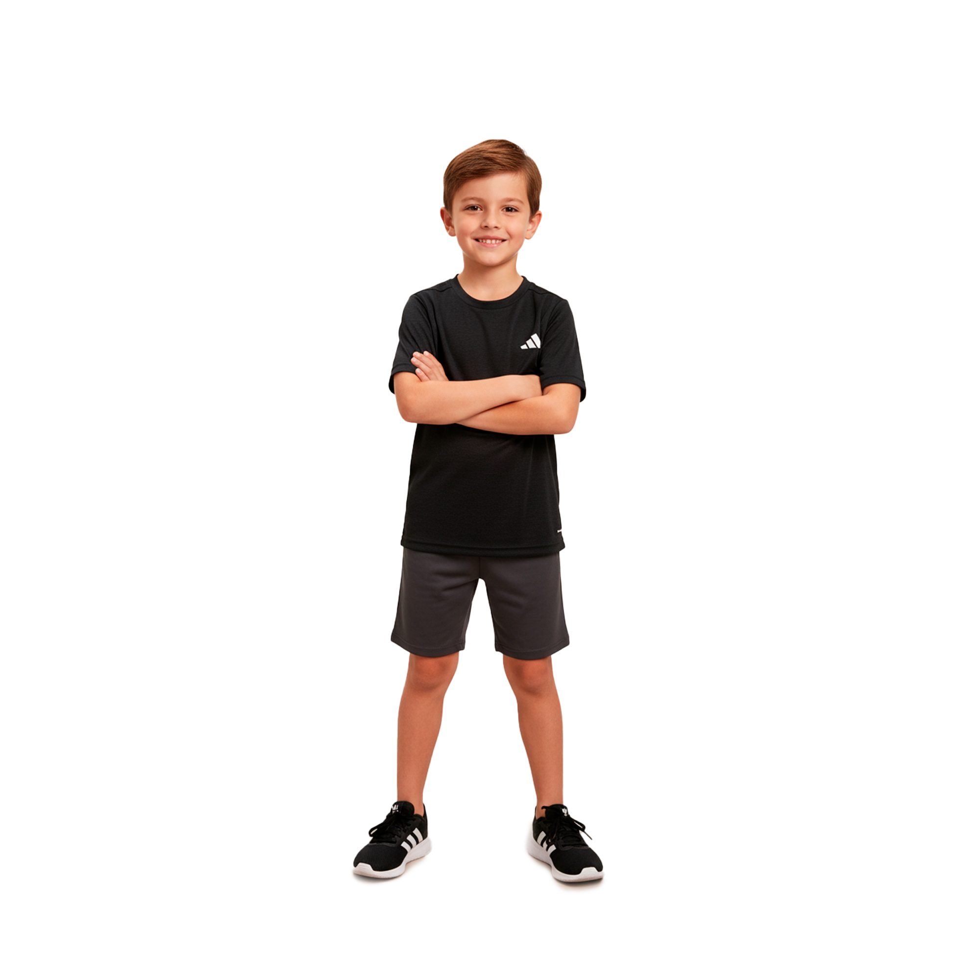 Camiseta Deportiva Adidas Negra | Infantil Unisex | Talla US (M)