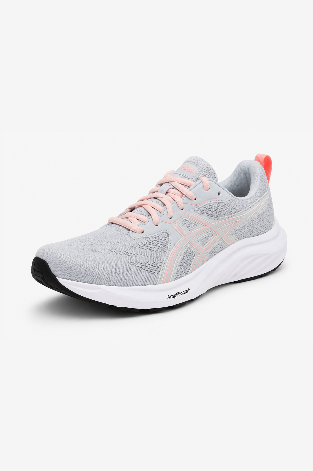 Tenis Deportivos ASICS Gel-Contend 9  Gris Glaciar/Rosa Perla | Dama | Talla US (7/5)(8)(8/5)