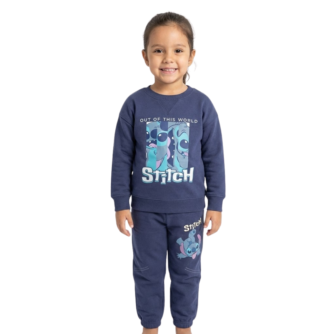 Conjunto Infantil Stitch Azul | Infantil Unisex | Talla US (M)