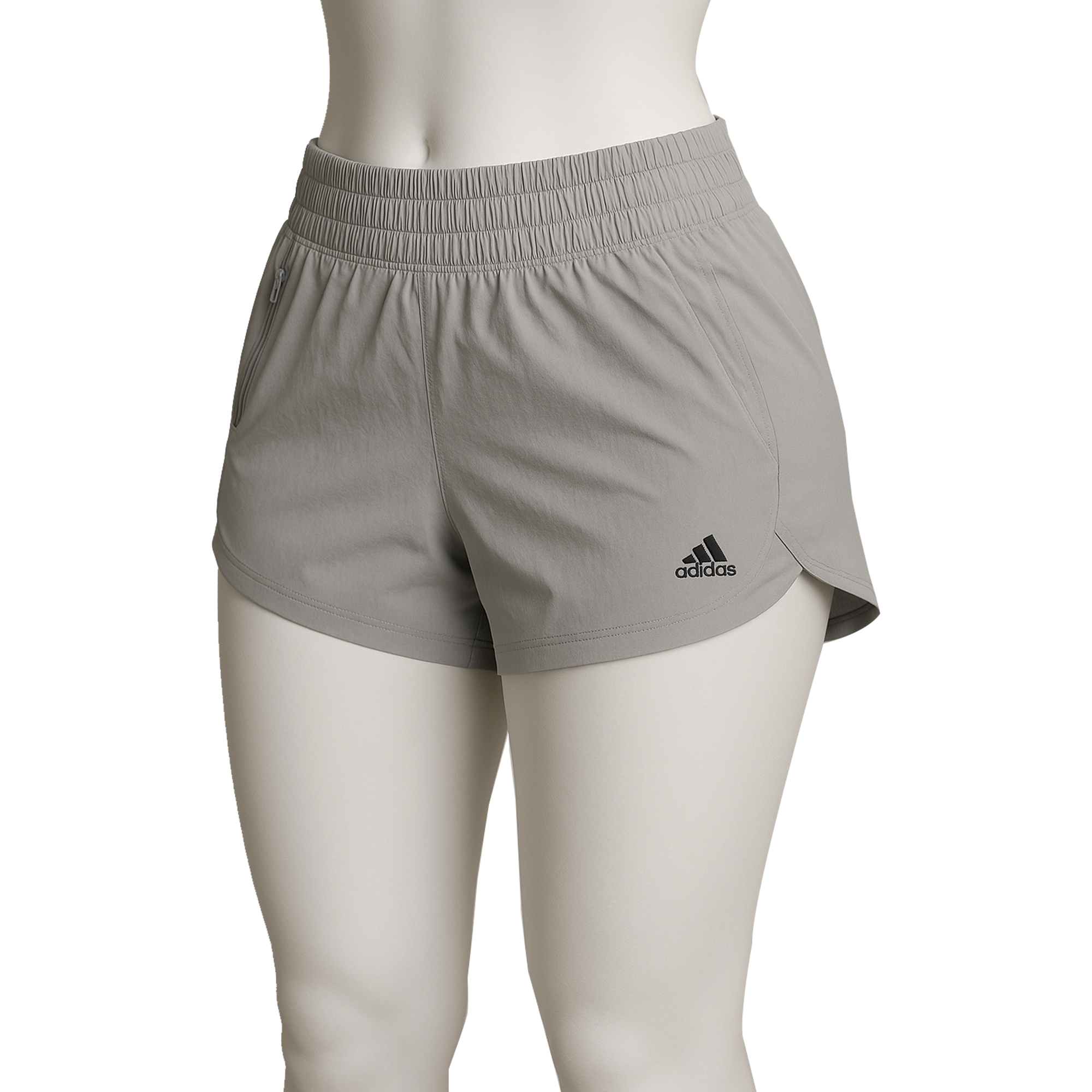 Short Deportivo Adidas Gris | Dama | Talla US (L)