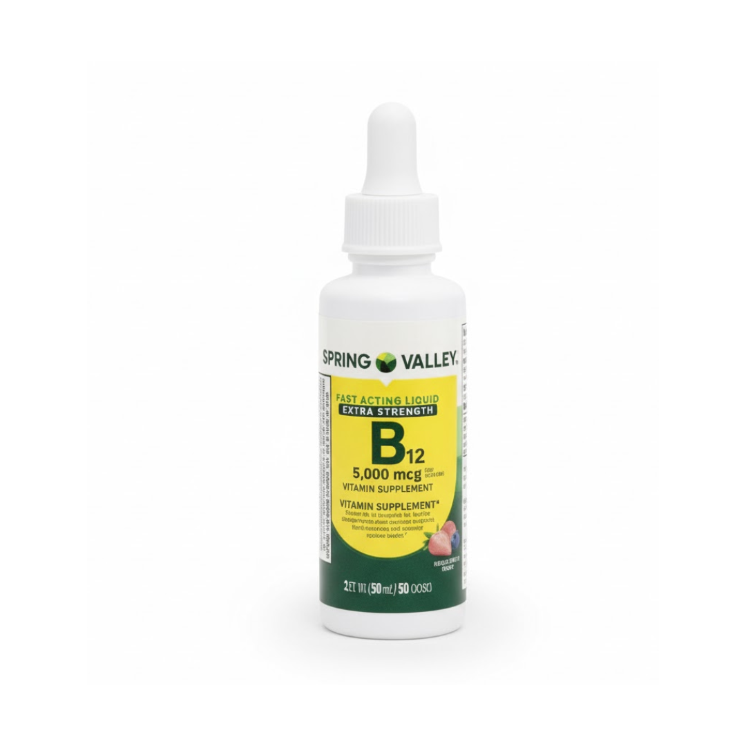 Suplemento de Vitamina B12 Spring Valley