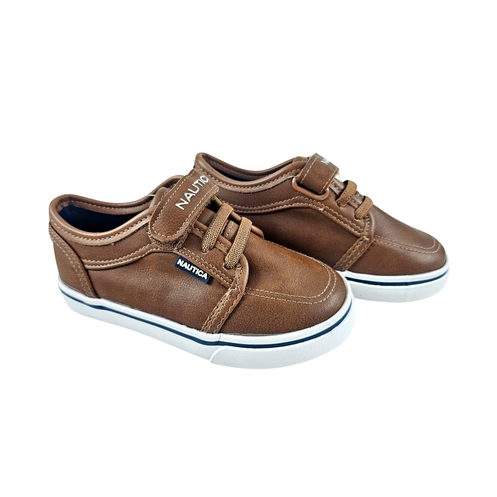 Zapatos Náutica de Cuero Marrón | Niño | Talla US 9K