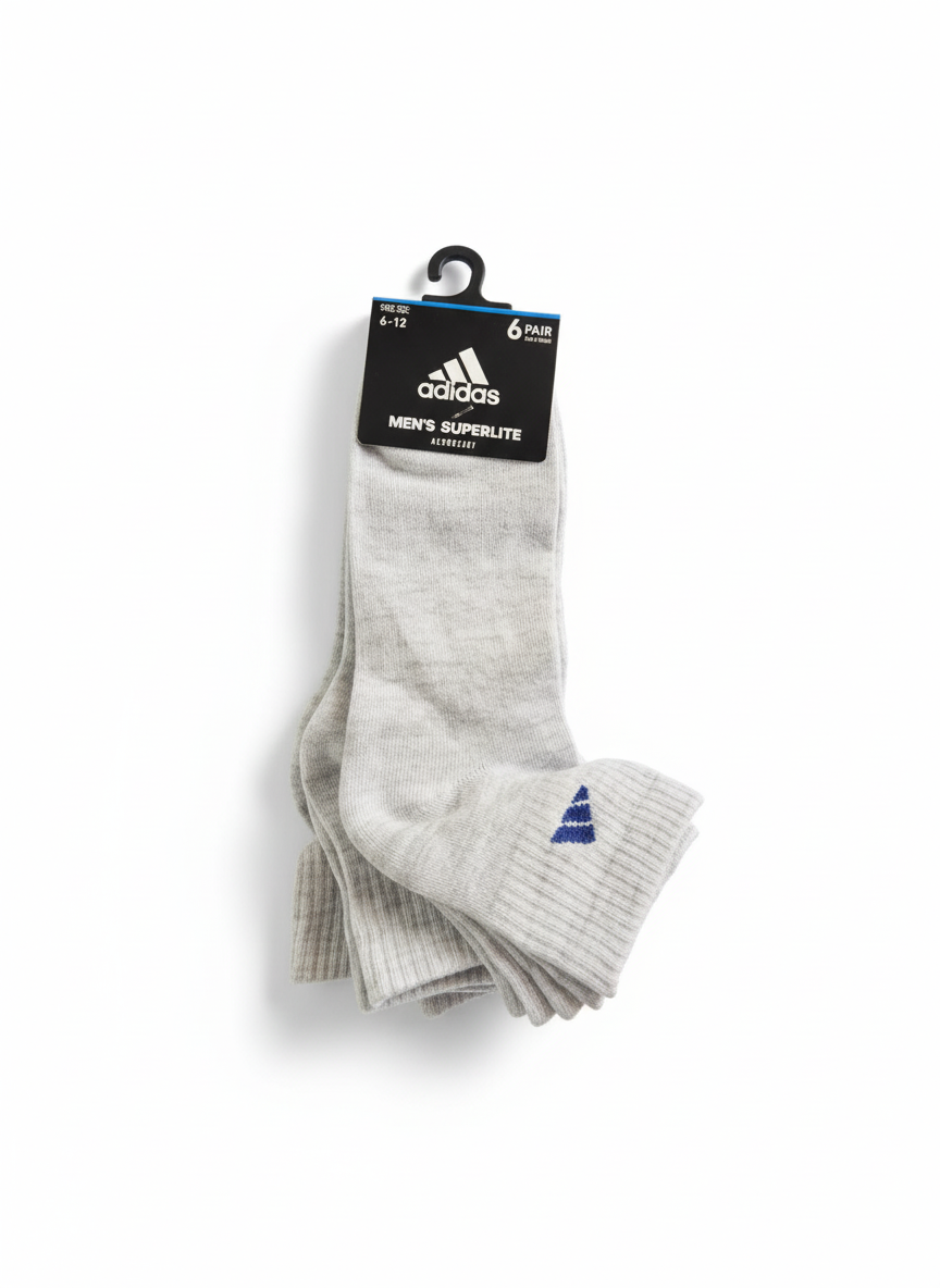 Calcetines Adidas Superlite Blancos| Caballero 